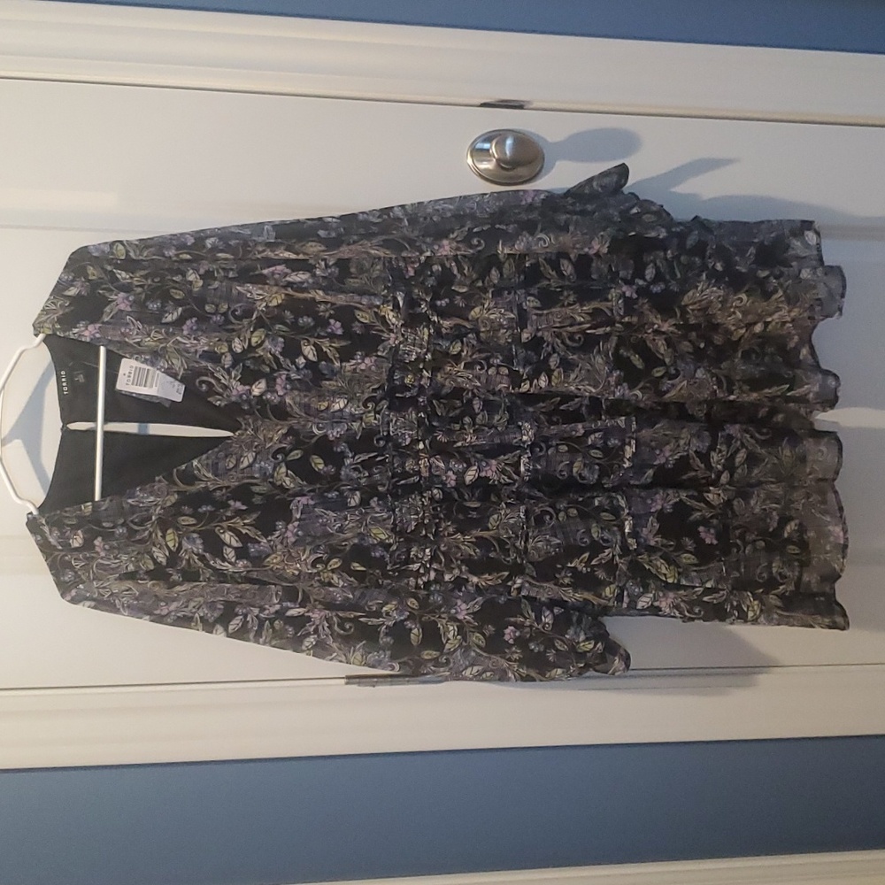 Torrid chiffon tiered dress